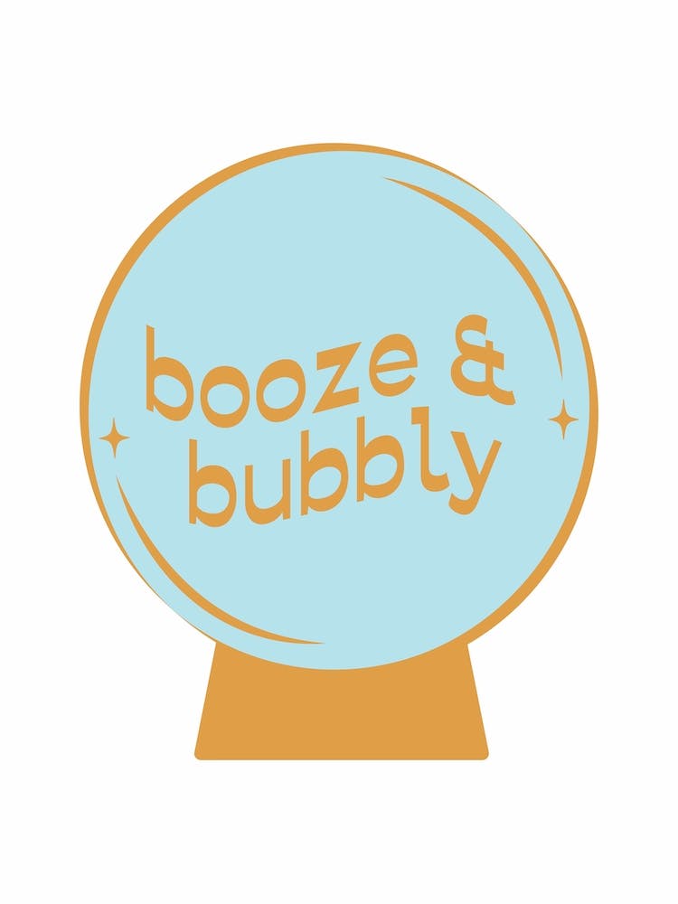 Booze & Bubbly - Blue