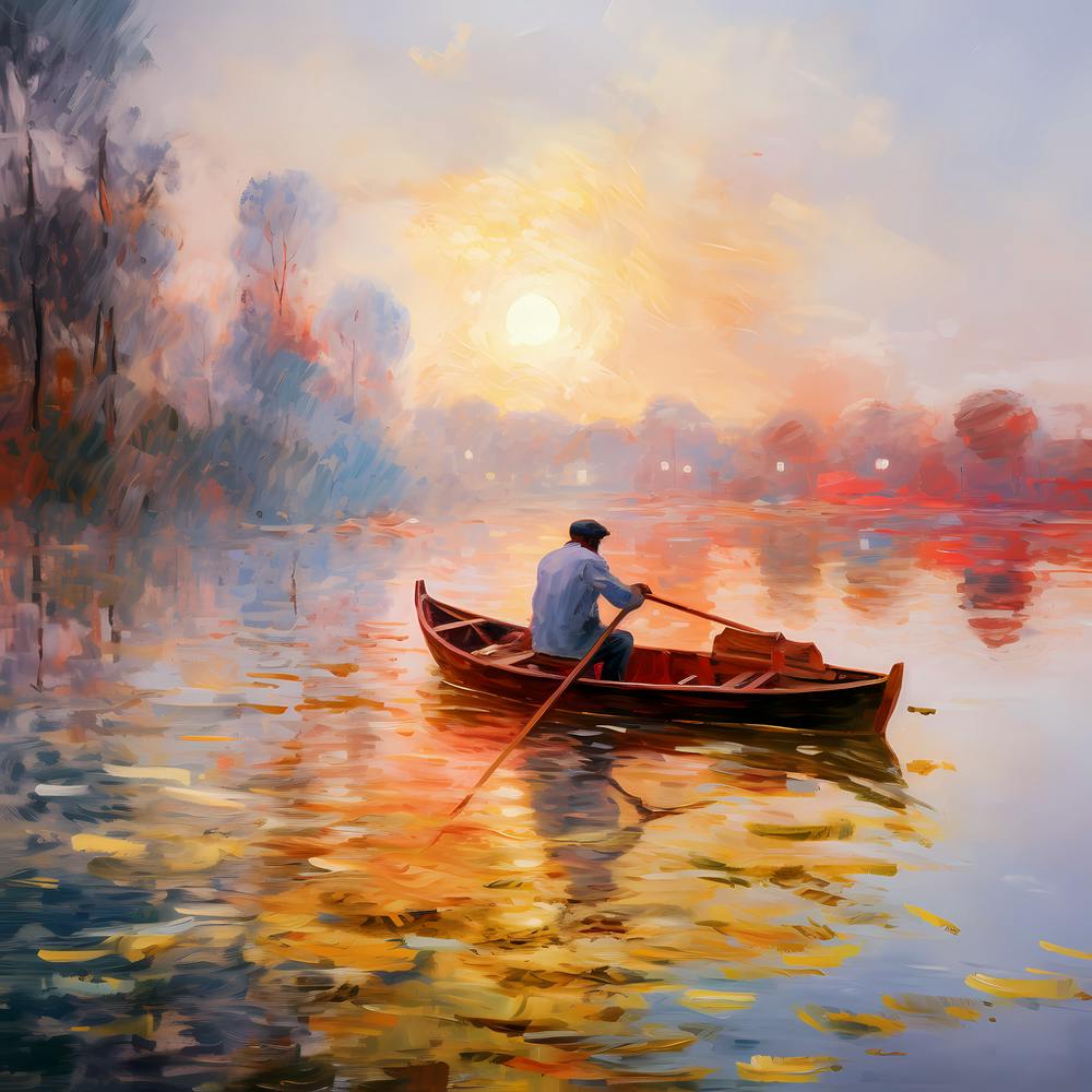 Canvas Serenity: Riverside Palette