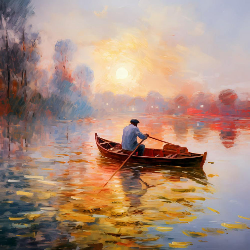 Canvas Serenity: Riverside Palette