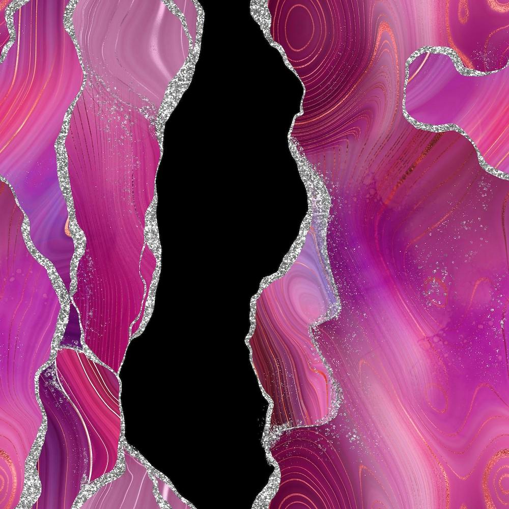 Magenta & Silver Agate Texture 01