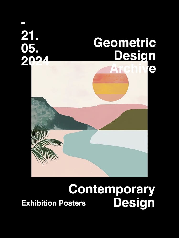 Geometric Design Archive Poster 07
