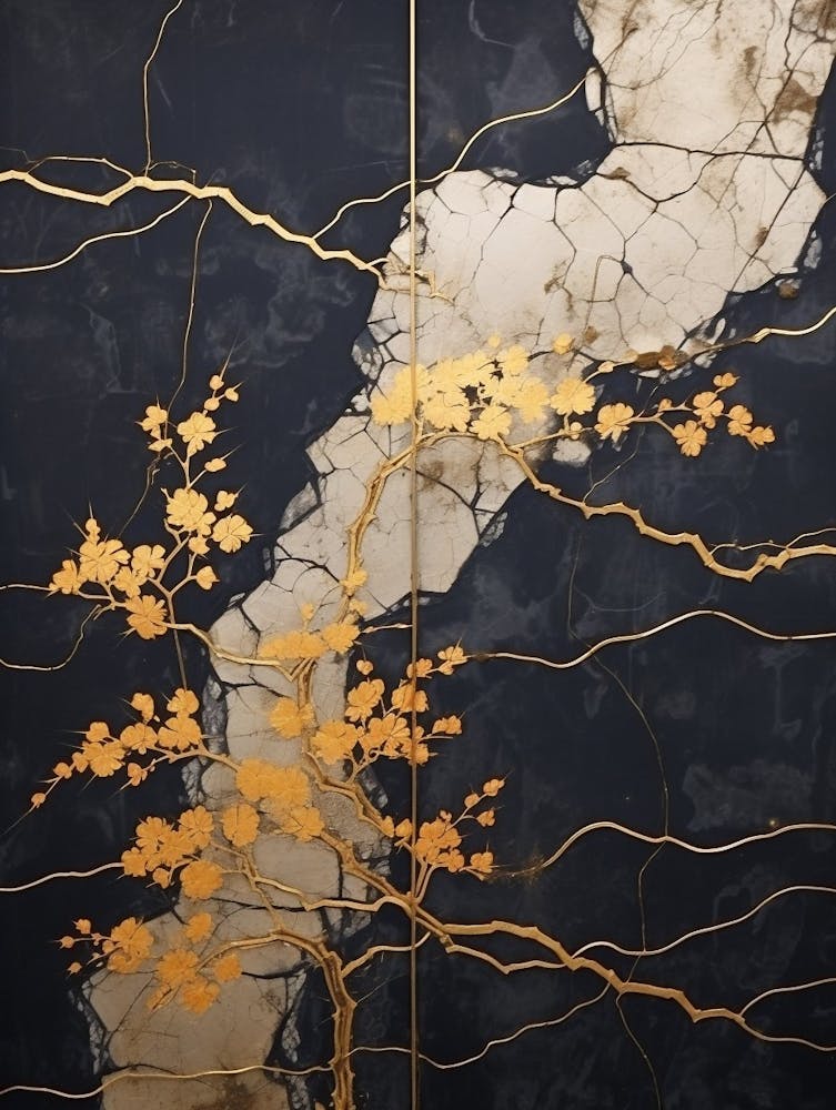 Kintsugi Golden Repair Japanese Style 9