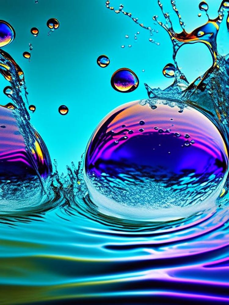 Water Sprites Waterscape Pop Art Photography 1