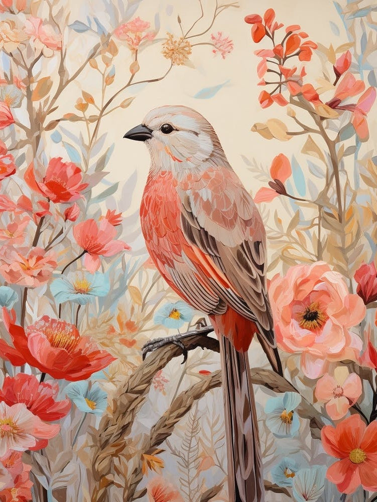 House Sparrow 1 Detailed Bird Painting