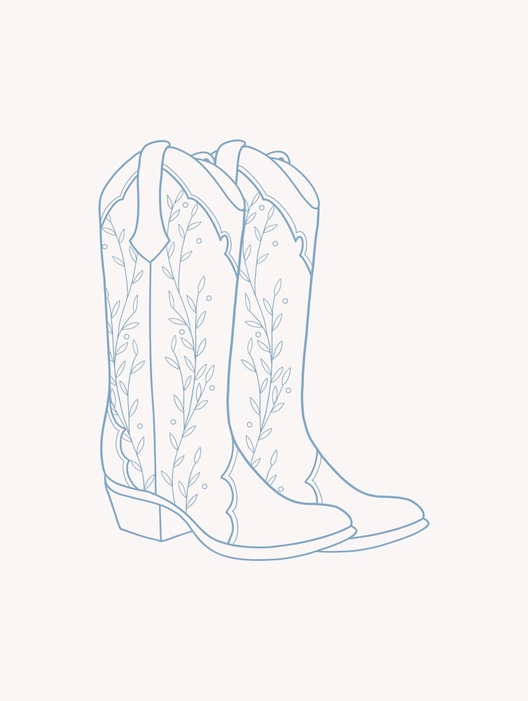 Cowboy Boots Blue