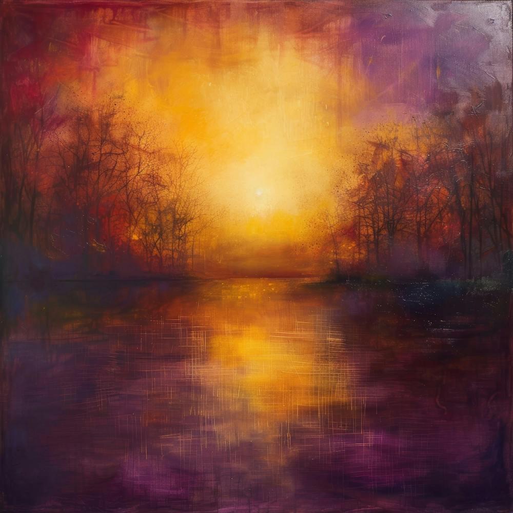 Sunset Over The Water 8