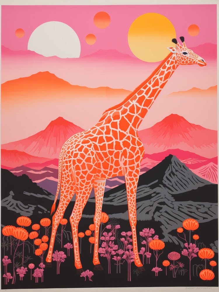 Colourful Giragge In The Mountains 1