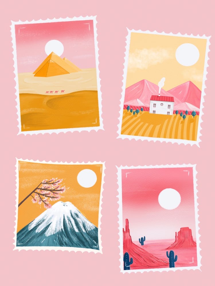 Travelling Stamp Collection 