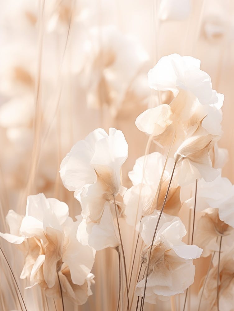 Fleurs Séchées Boho Pois de Senteur 1