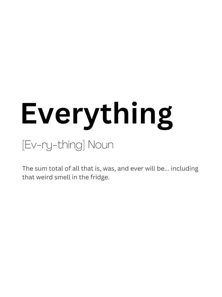 Everything Definition Meaning 1