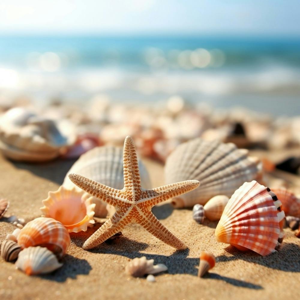 Starfish On The Beach 1