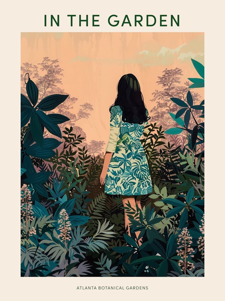 In The Garden Poster Atlanta Botanical Gardens 3