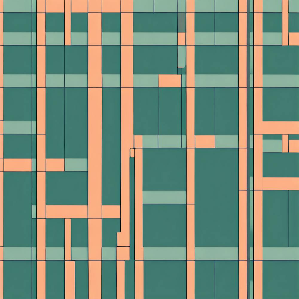 Abstract Pattern Mid Century, seamless flat pattern, 238