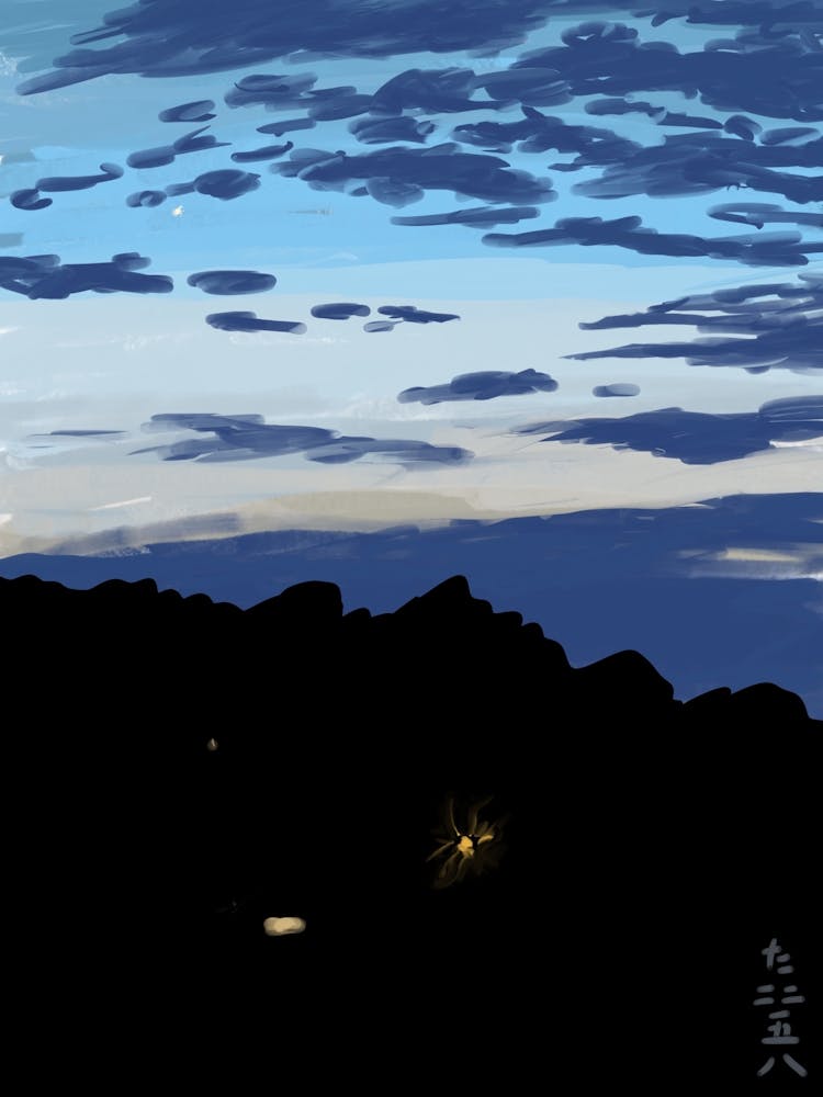 A Star In The Blue Sky