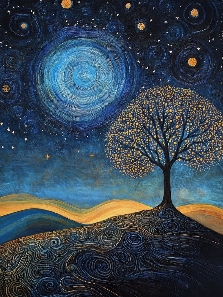 Starry Night Tree