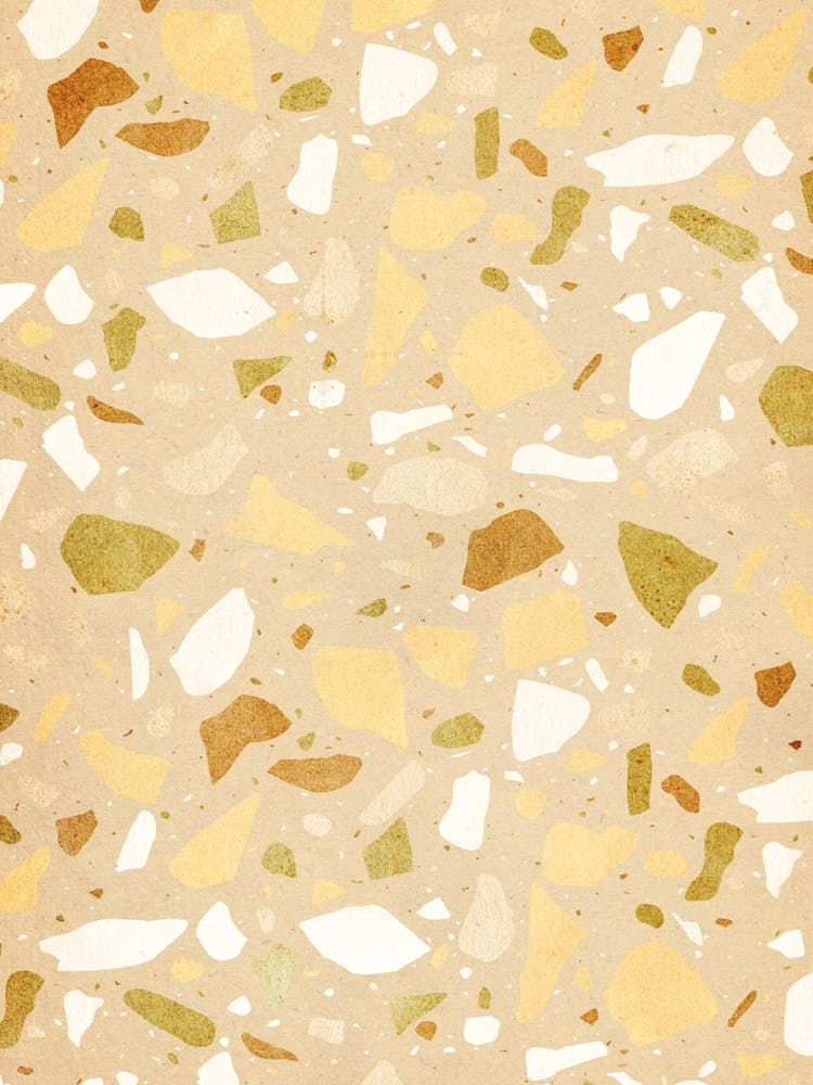 Pastel Beige Terrazzo pattern