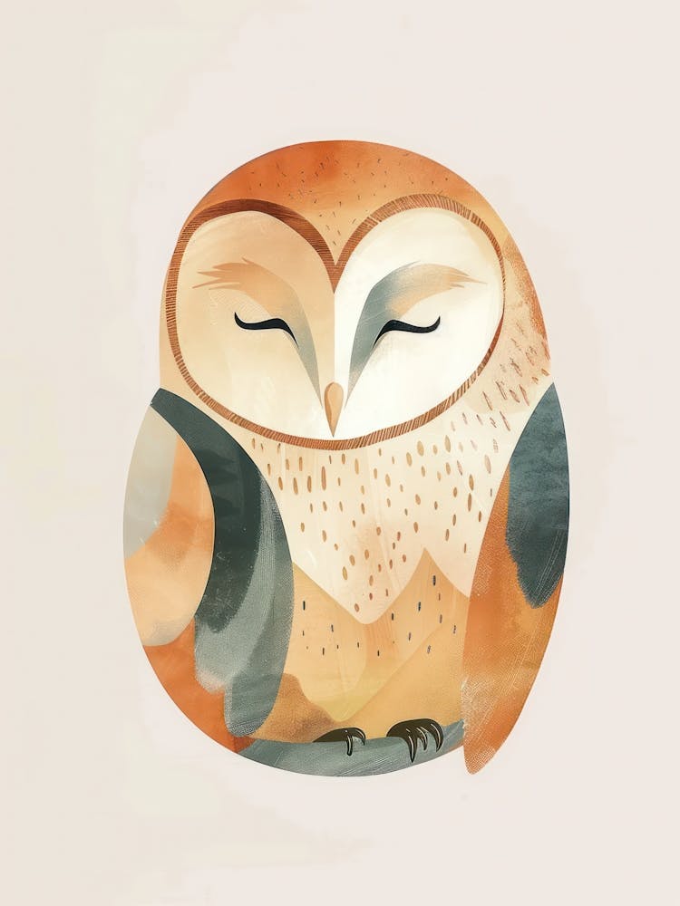 Charming Nursery Kids Animals Owl 3