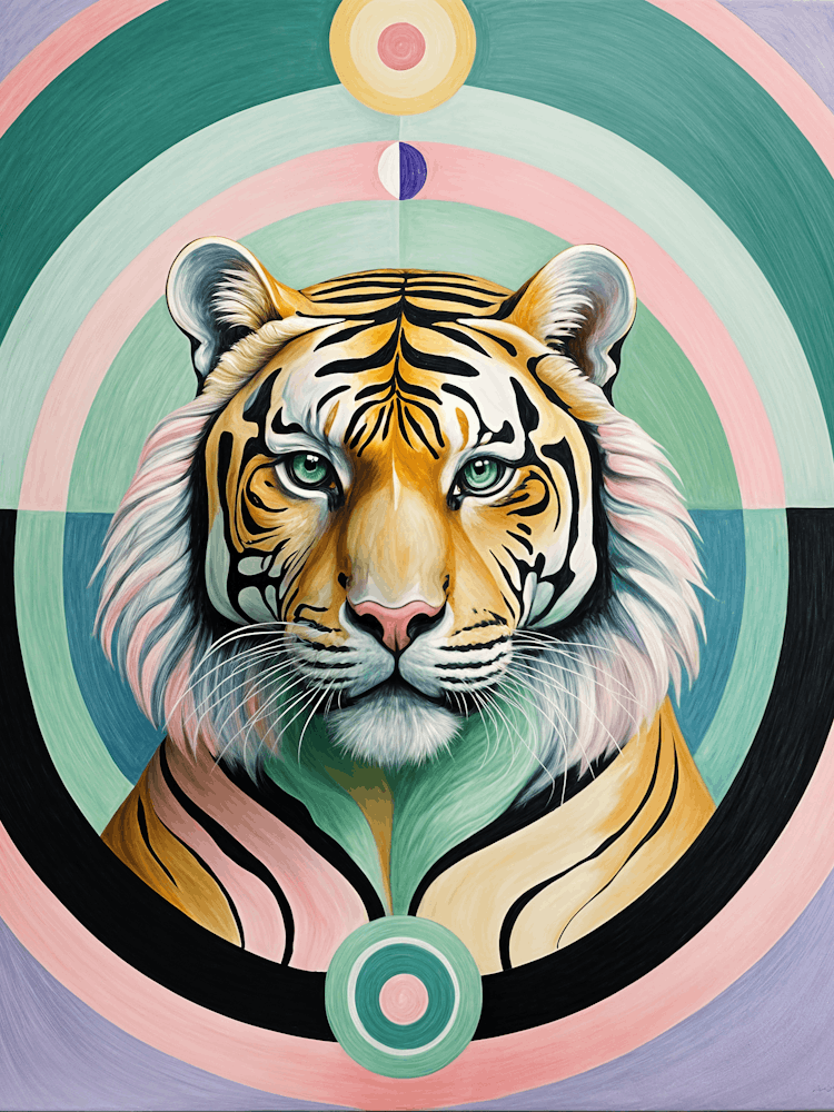 Pastel Tiger no2