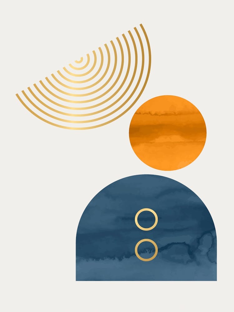 Azur und Gold