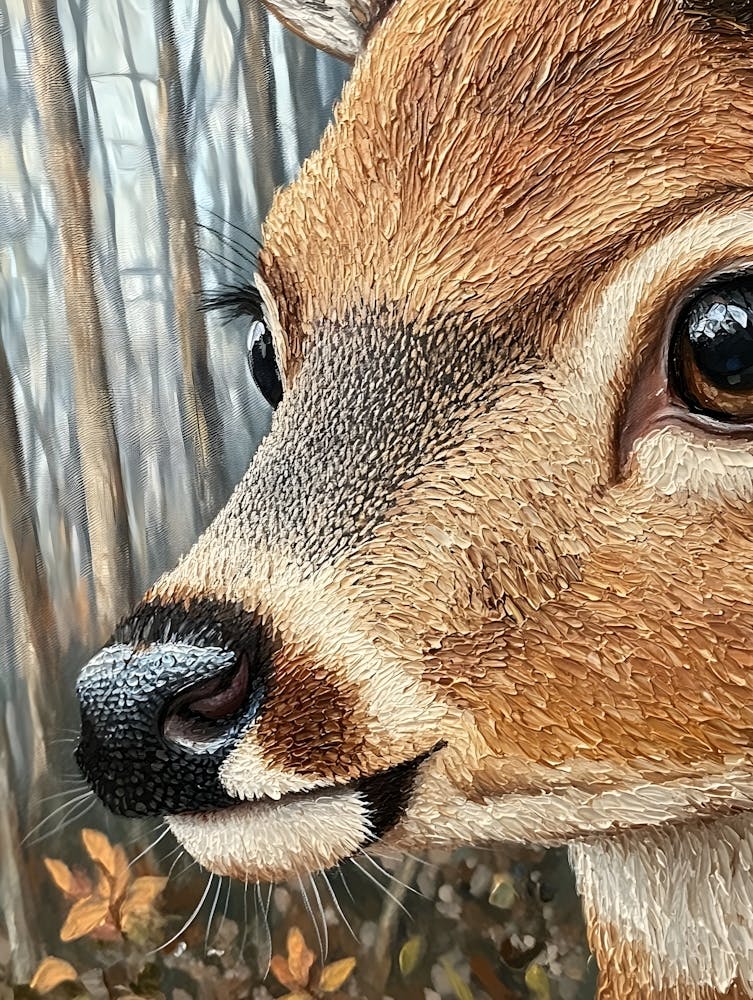 Cerf Dans Les Bois 6