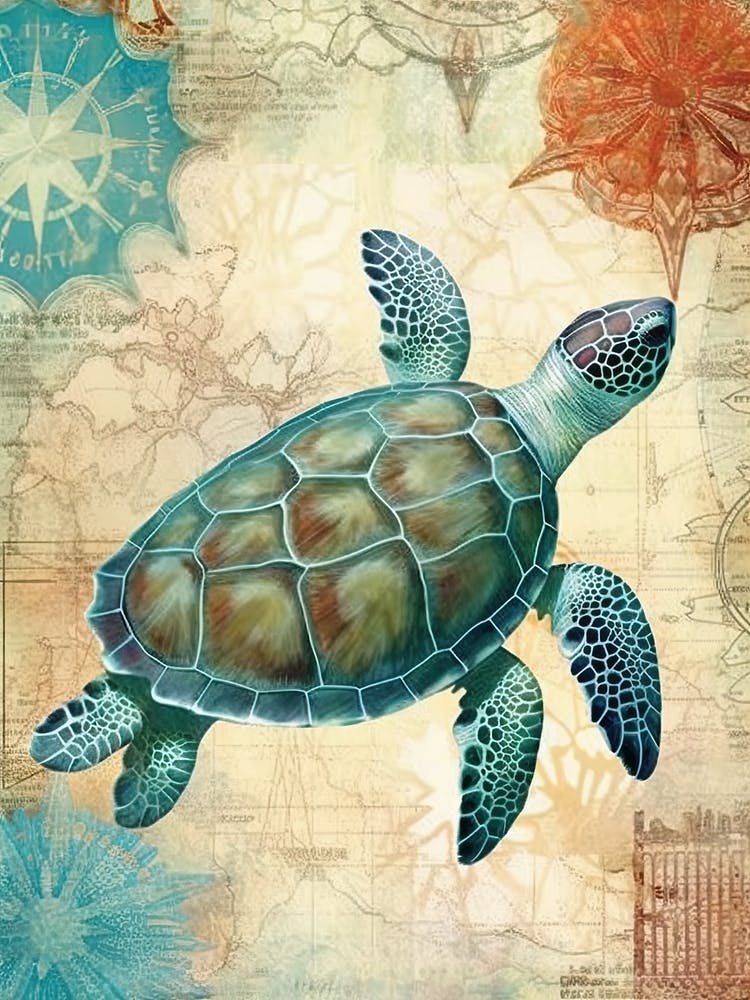 Beach House Sea Turtle  1