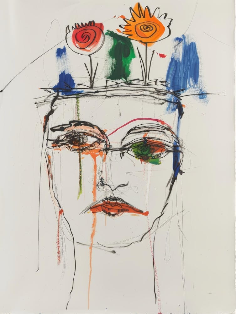 Flowers On A Head