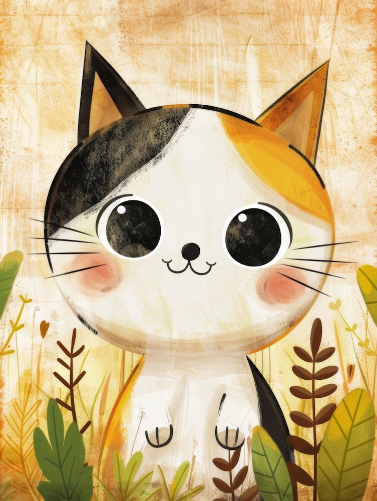Cat In The Grass 4