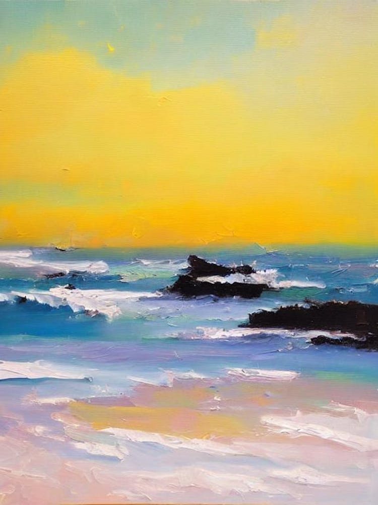 Blacksmiths Beach, Australia Bright Abstract