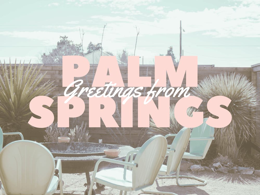 Greetings From Palm Springs | Palm Springs Travel Postcard