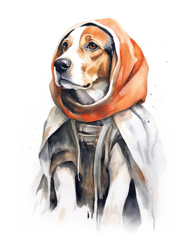 Beagle Dog As A Jedi 3