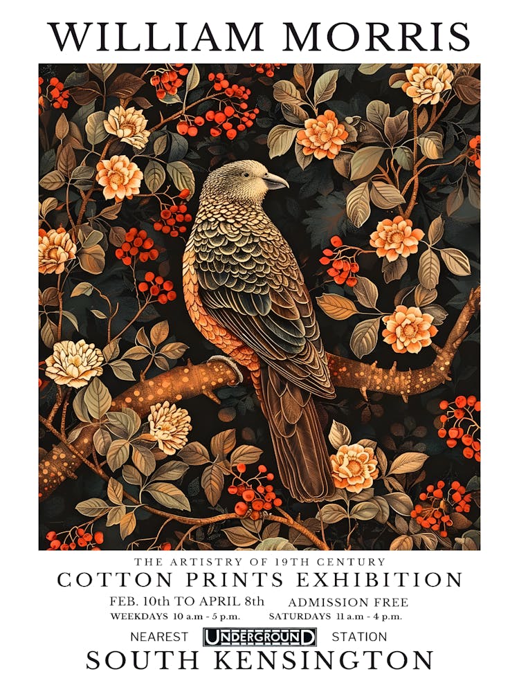 William Morris Cotton Prints Exhibition 66