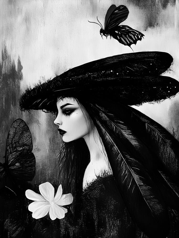 Black And White Painting 75