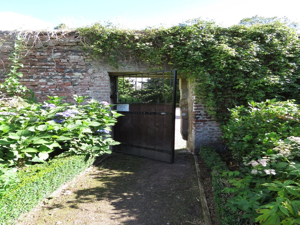 Entrance Gate To The Brick Walled Garden