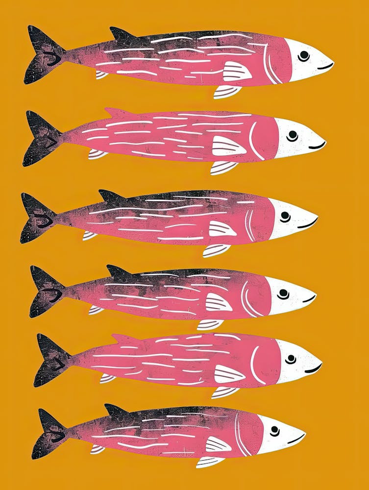 Oceanic Motion Fish Poster