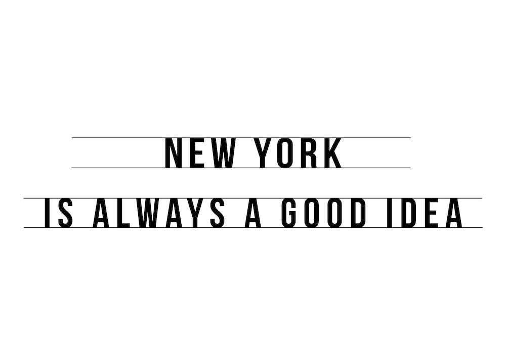 New York Sounds Like A Good Idea