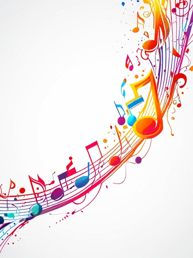 Music Notes Background Vector