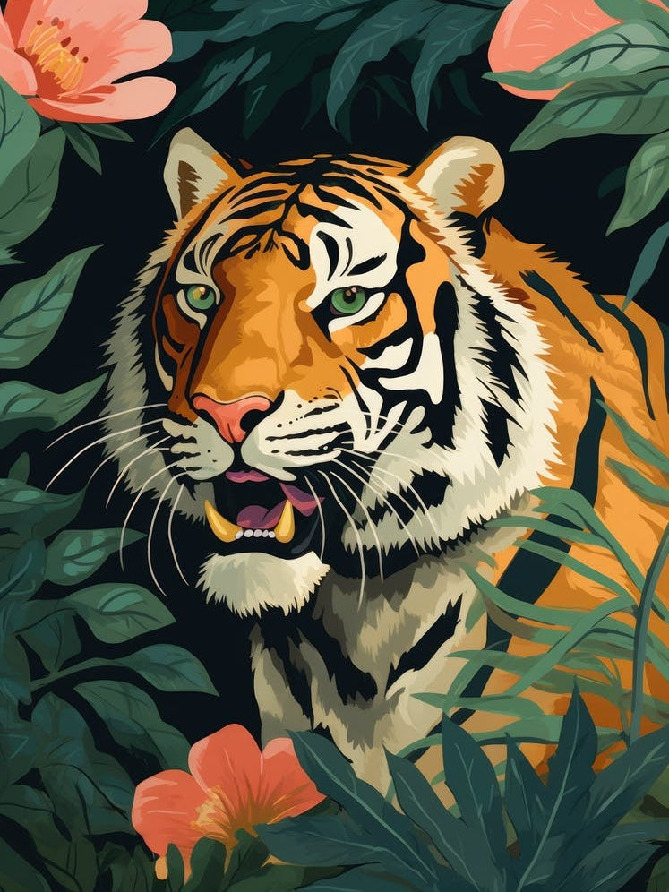 Tiger In The Jungle 5