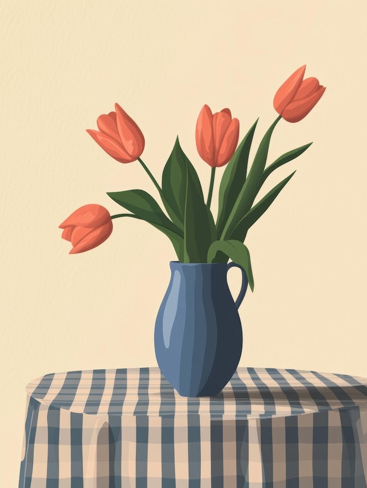 Tulips In A Vase 74