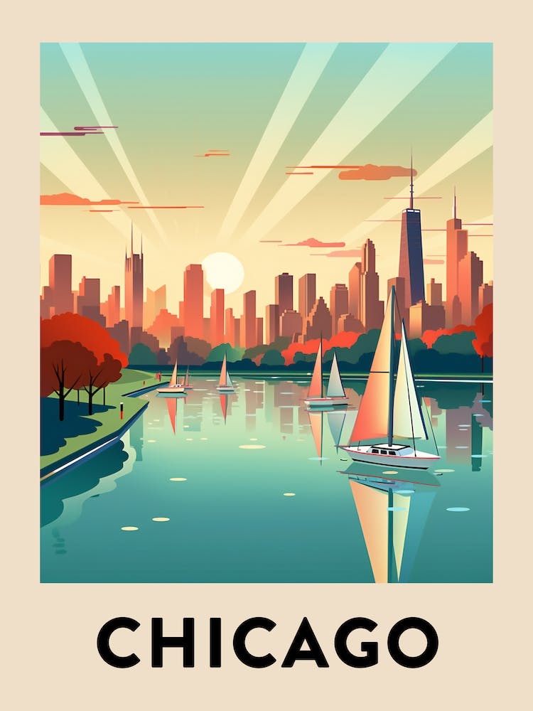 Chicago Travel Poster 4