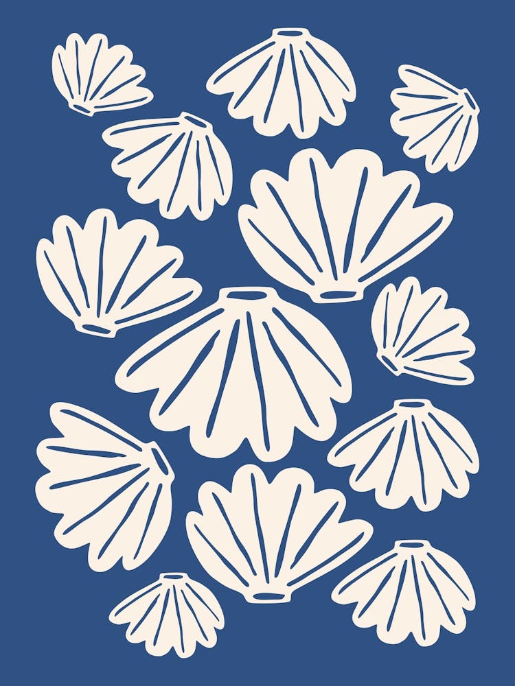 Seashells Coastal Poser