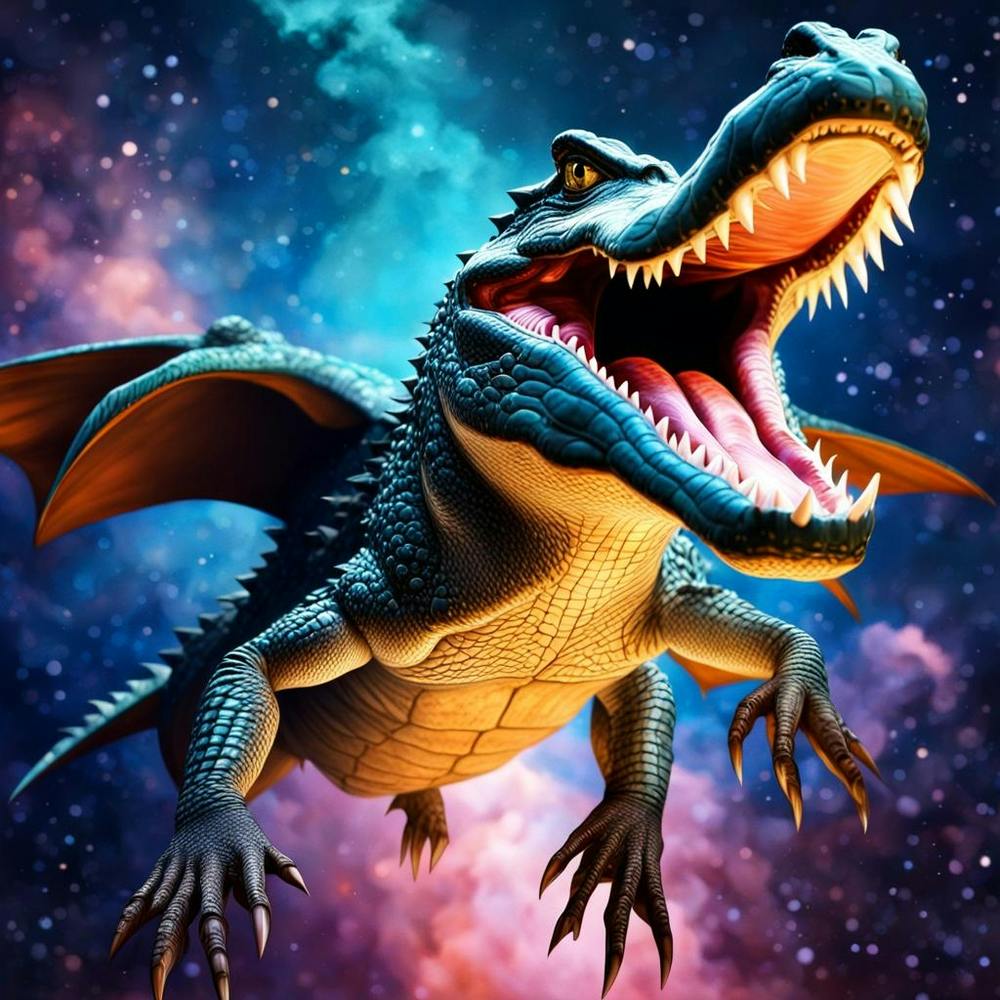 Crocodile In Space