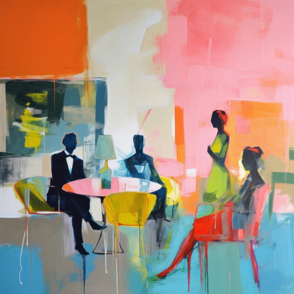 People In The Restaurant 75