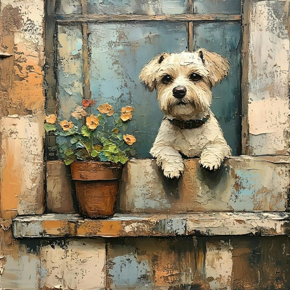 Dog In Window 9