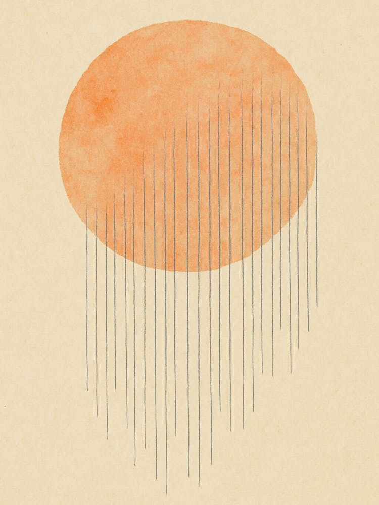 Rainy Day minimalist art