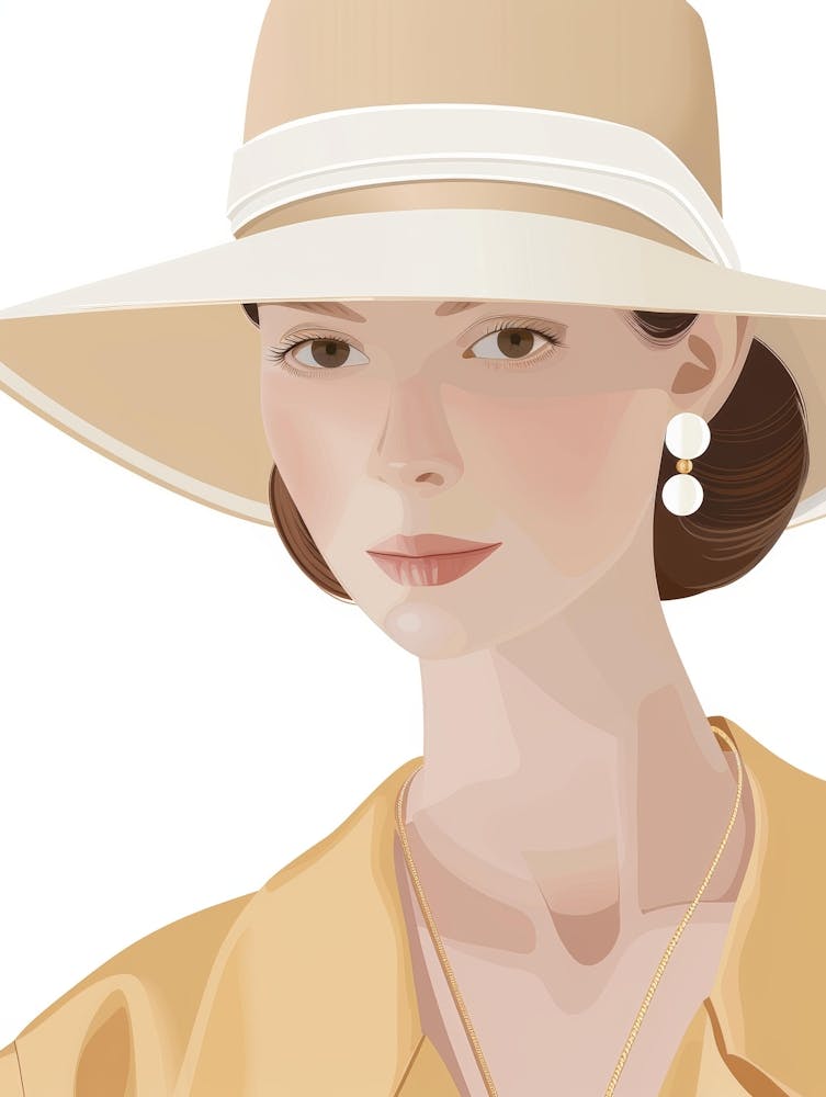 Woman In A Hat 75