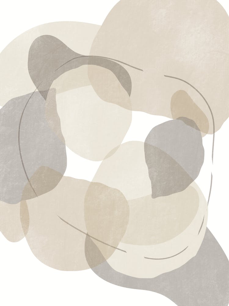 Beige Abstract Painting