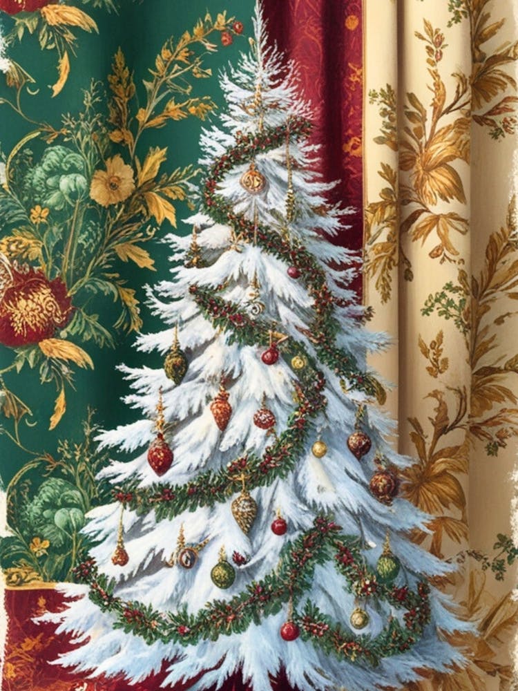 William Morris Christmas Tree 89
