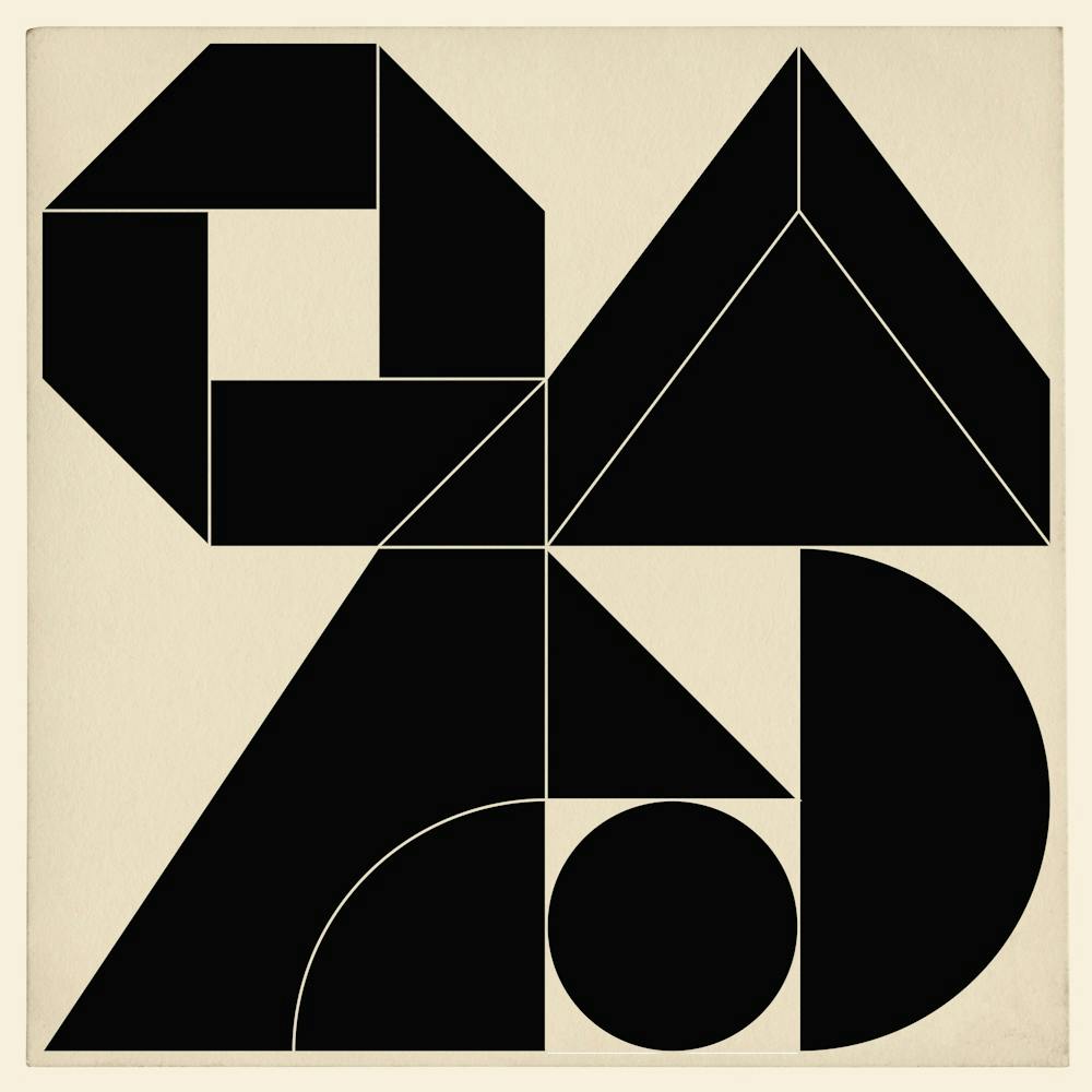 Geometric Shapes Black And White 7