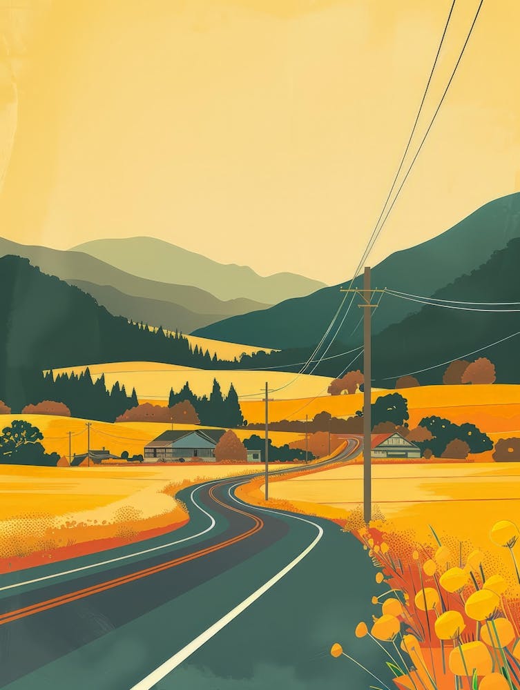 Road In The Countryside