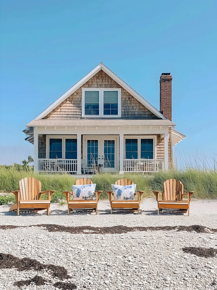 Four Chairs On The Beach